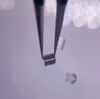Triangle Prism Optical CVD Diamond 6-Side Polished High Transparency Loose Mono Crystal Diamond