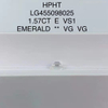 1.57 ct E VS1 VG Emerald cut HPHT diamond