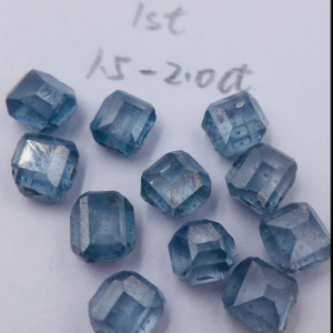 HPHT lab grown rough blue diamond blue cvd diamond 0.3-5ct raw uncut hpht rough lab grown diamond for jewelry