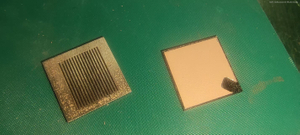 CVD Single Crystal Diamond Substrate Diamond Gold Plated Heat Sink Diamond Metallization