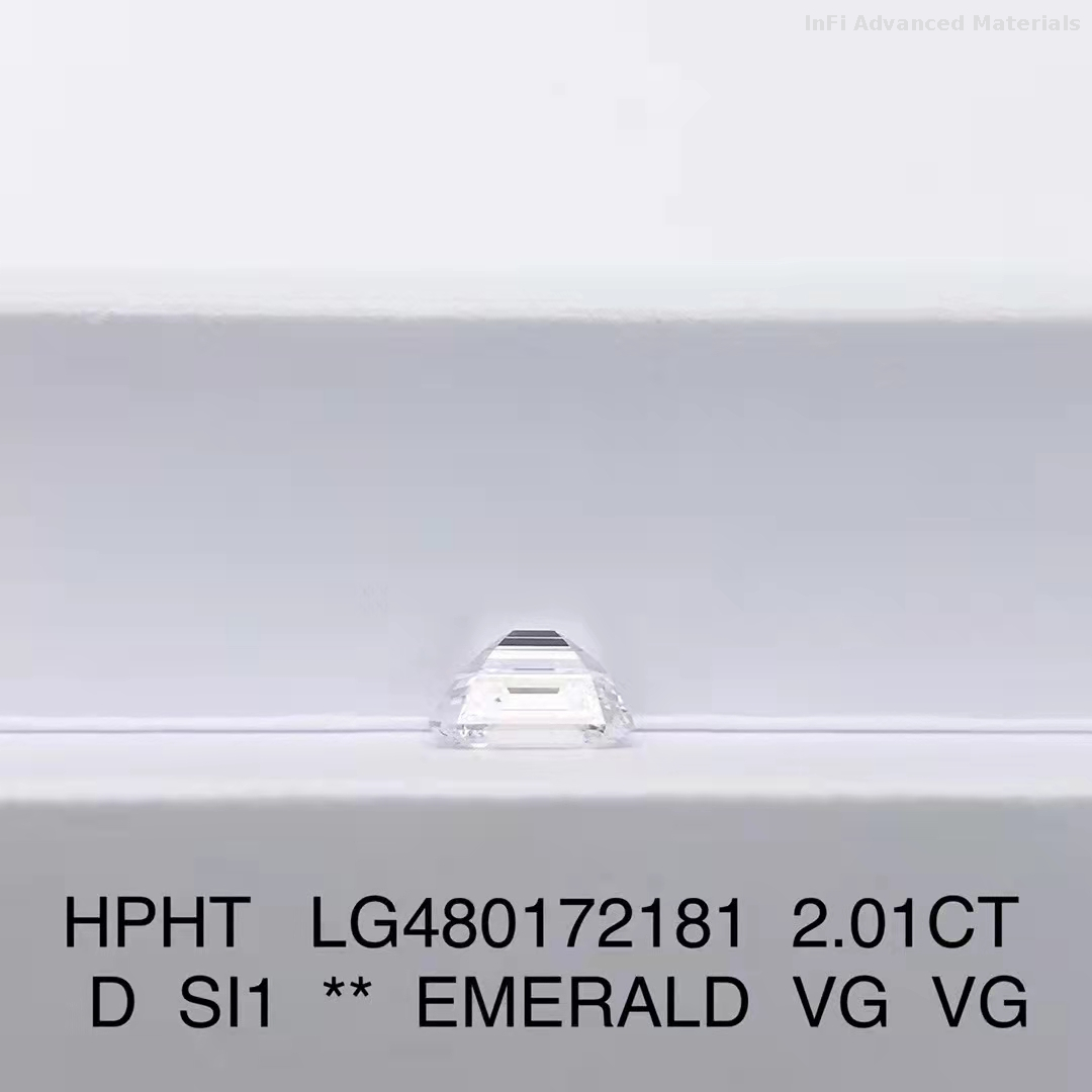 2.01 ct D SI1 VG EMERALD HPHT diamond