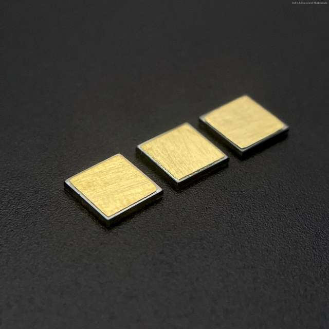 Gold-Plated CVD Single Crystal Diamond Substrates for High-Power Thermal Management